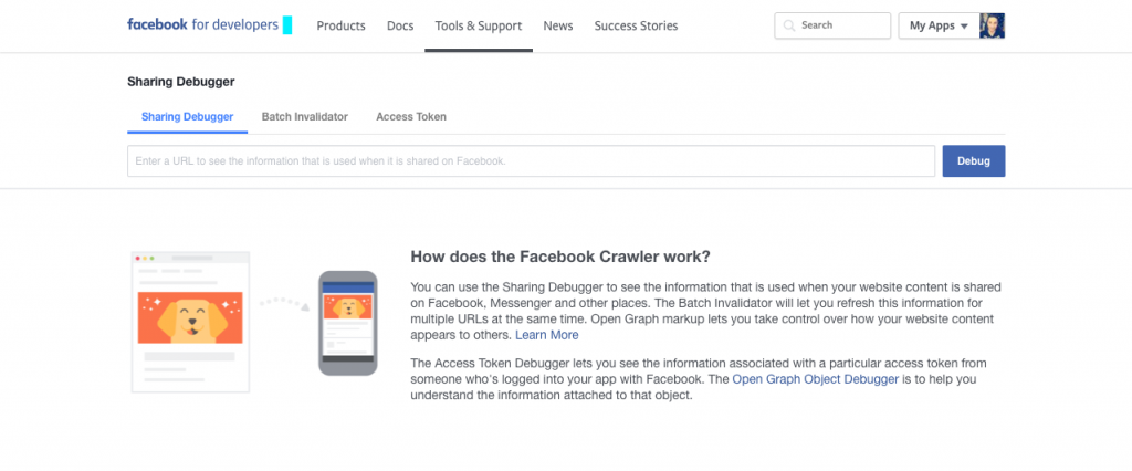 Facebook Open Graph Debugger- referral marketing