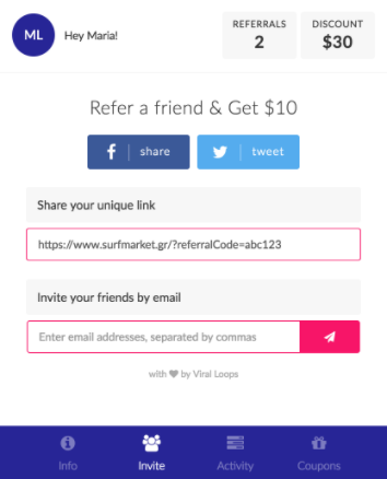 viral loops - referral marketing tactics