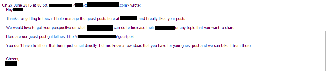 guest blogging