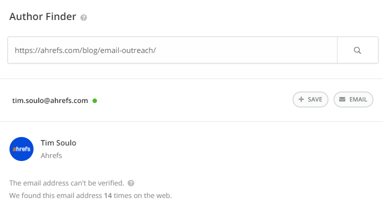 authorfinder