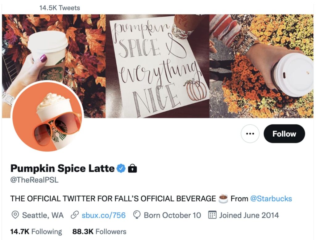 pumpkin-spice tweet