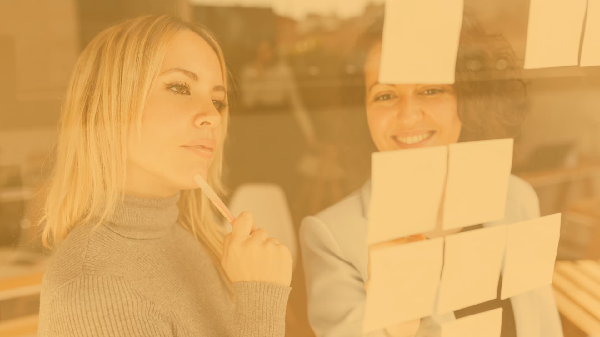 business women talking about email marketing