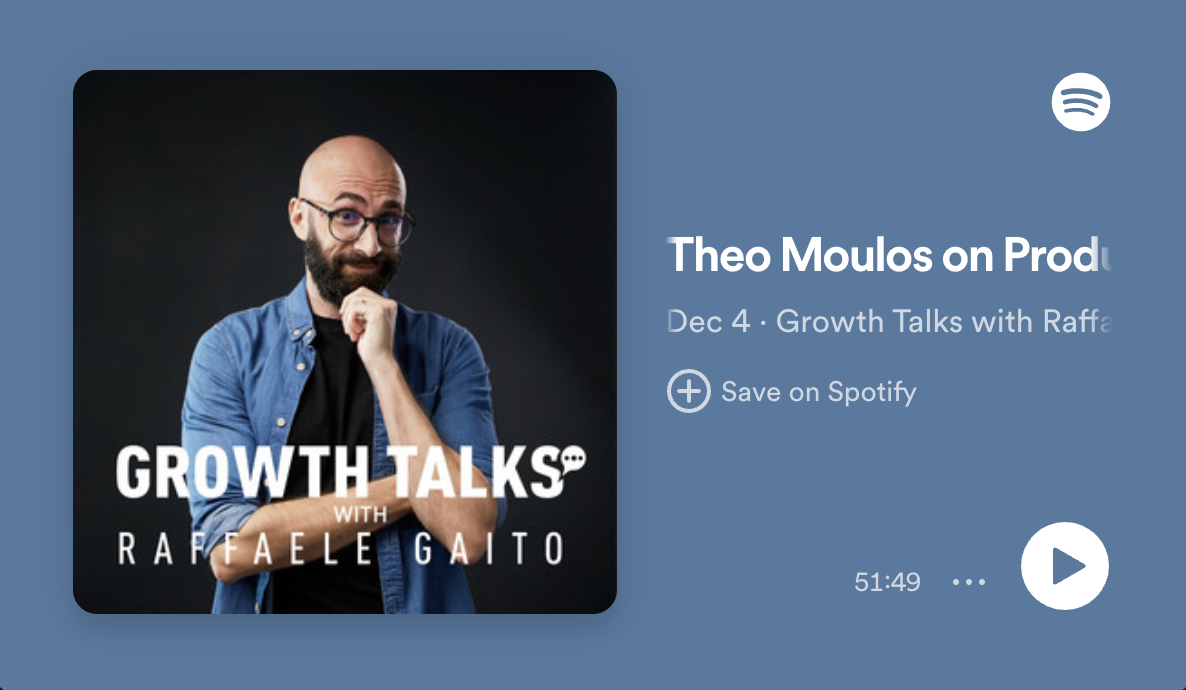 Podcast in GrowthTalks by Raffaele Gaito