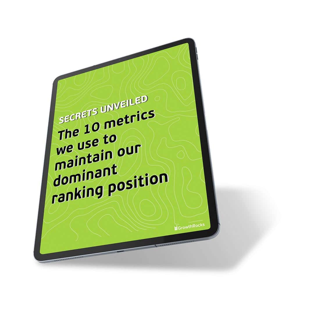 SEO Secret Unveiled - The 10 Metrics