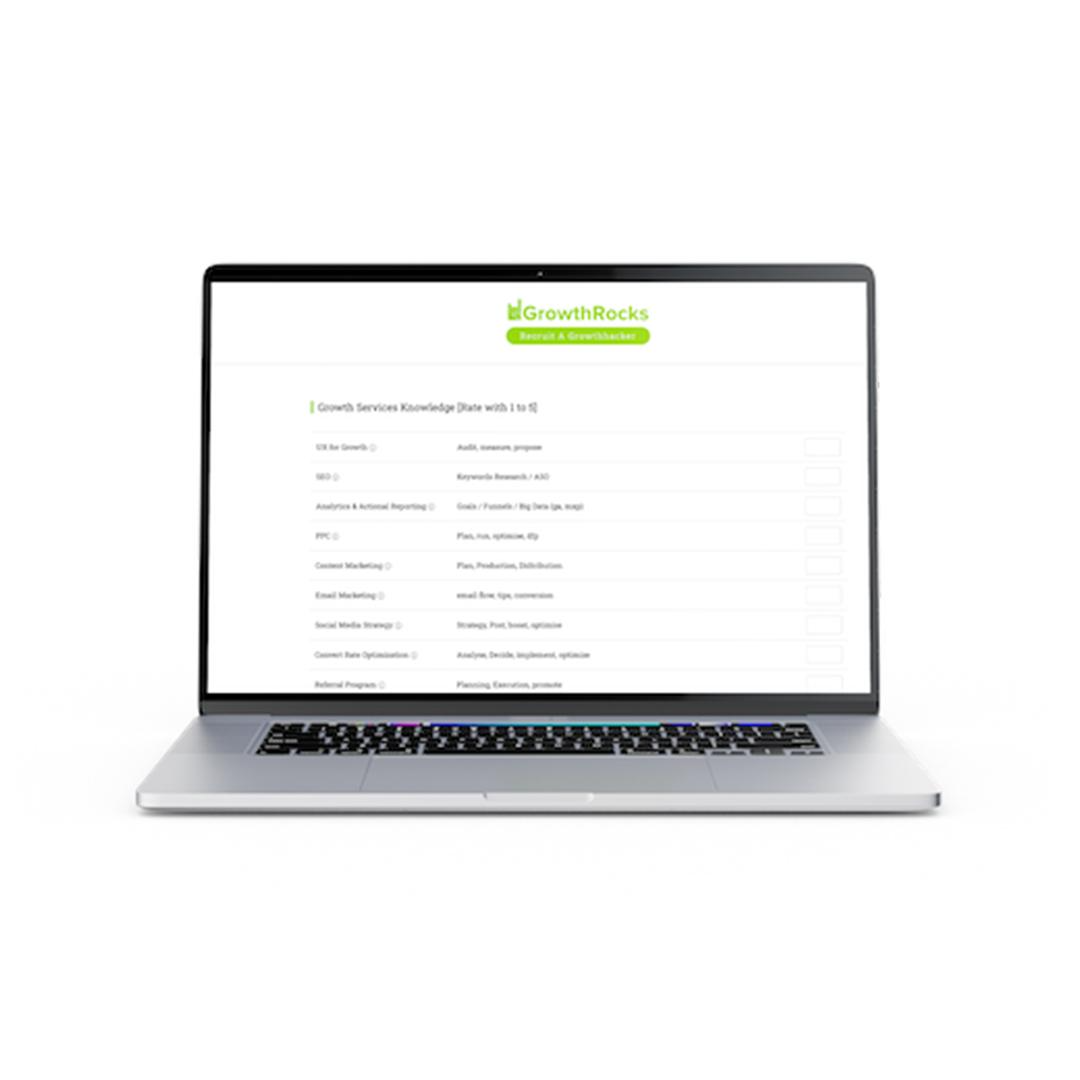 Recruit a Growth Hacker