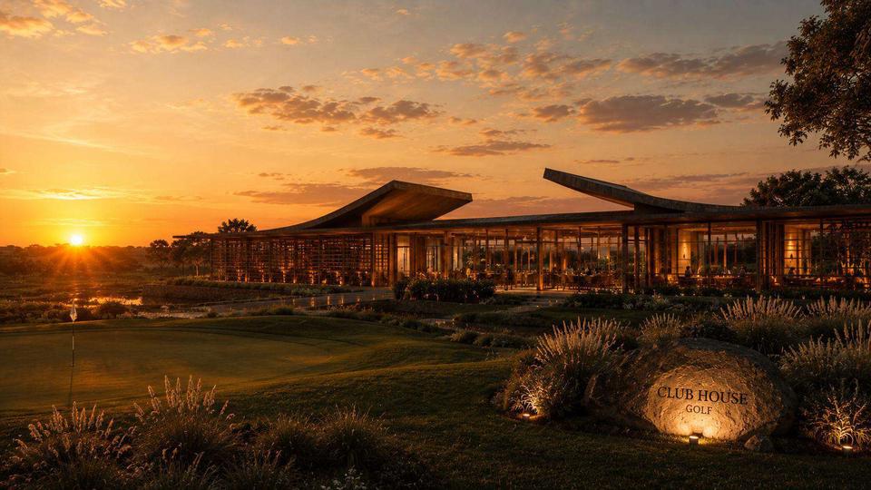 Manantiales Golf, uno de los lanzamientos recientes más ambiciosos de la zona, apuesta a una propuesta integral alrededor del golf sobre la Ruta 104. Imagen del proyecto. | Urdapilleta Propiedades